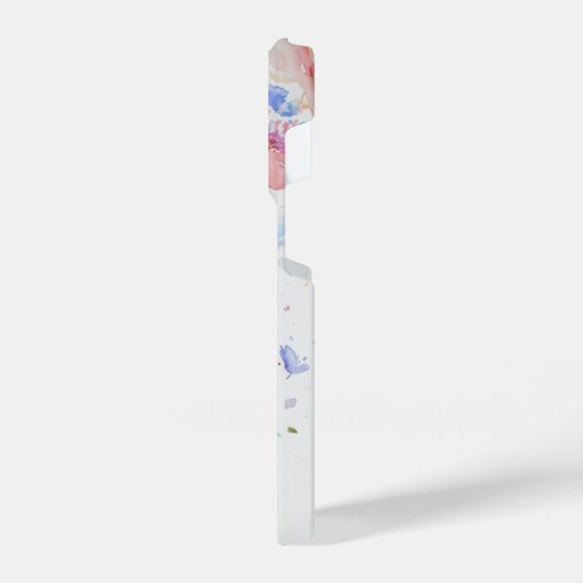 花の花びら（名前） iPhoneケース (左側面)