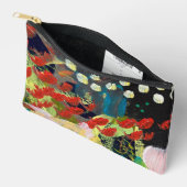 花の花を包む化粧品バッグ/鉛筆袋 アクセサリーポーチ (見開き)