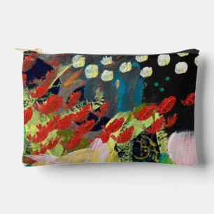花の花を包む化粧品バッグ/鉛筆袋 アクセサリーポーチ