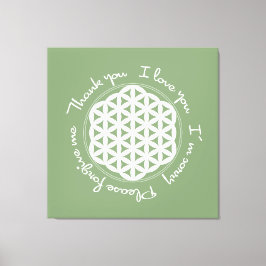 花の花ホオポノポン キャンバスプリント