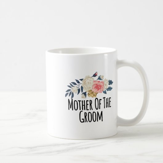 花の花ユーモアのある新婦の母の名言 コーヒーマグカップ (右)