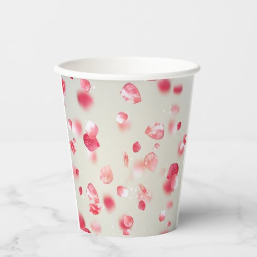 花の花弁 紙コップ (正面)