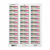 花の花束すべての行事 ラベル (フルシート)