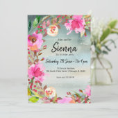 花の花束すべての行事 招待状 (スタンド正面)