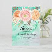 花の花束すべての行事 招待状 (スタンド正面)