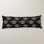 花の花束でかわいい散水缶 ボディピロー (裏面)