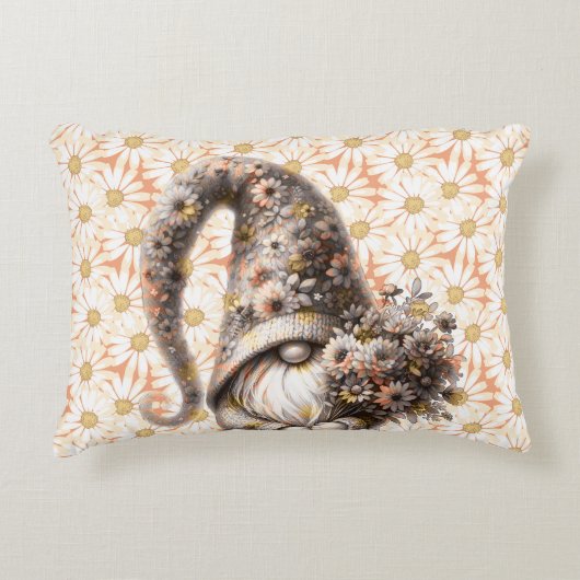 花の花束とピーチファズ格言とは アクセントクッション (正面)