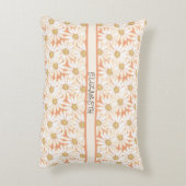 花の花束とピーチファズ格言とは アクセントクッション (裏面(縦))