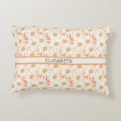 花の花束とピーチファズ格言とは アクセントクッション (裏面)