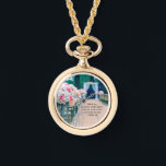 花の花束の愛と結婚の通路の聖書の聖句 腕時計<br><div class="desc">花の花束の愛と結婚の通路の聖書の第1節ペテロ4:8</div>