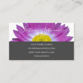 花の花束エレガントを彩る 名刺 (裏面)