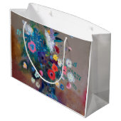 花の花束レドン ラージペーパーバッグ (裏面アングル)