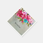 花の花束 スタンダードカクテルナプキン (角)