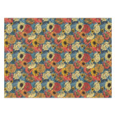 花の花束 – バラ、牡丹、デイジーはfe テーブルクロス (正面(横))