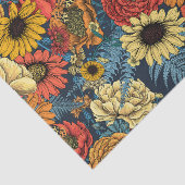 花の花束 – バラ、牡丹、デイジーはfe 薄葉紙 (詳細)