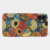 花の花束 – バラ、牡丹、デイジーはfe Case-Mate iPhoneケース (裏面(横))