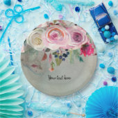 花の花束 ペーパープレート (パーティー)