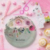 花の花束 ペーパープレート (パーティー)