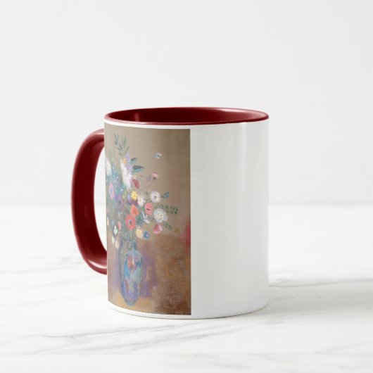 花の花束 マグカップ (正面左)