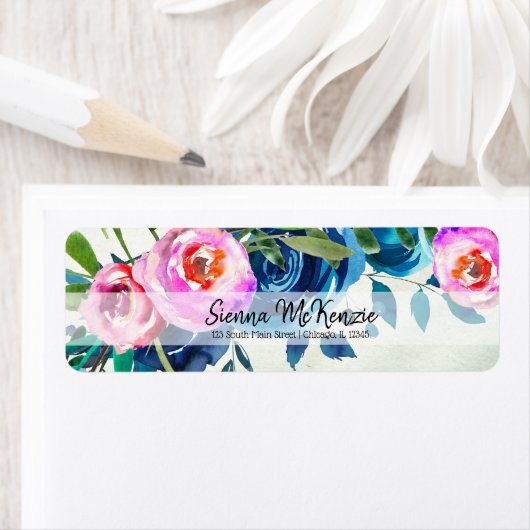 花の花束 ラベル (インサイチュ)