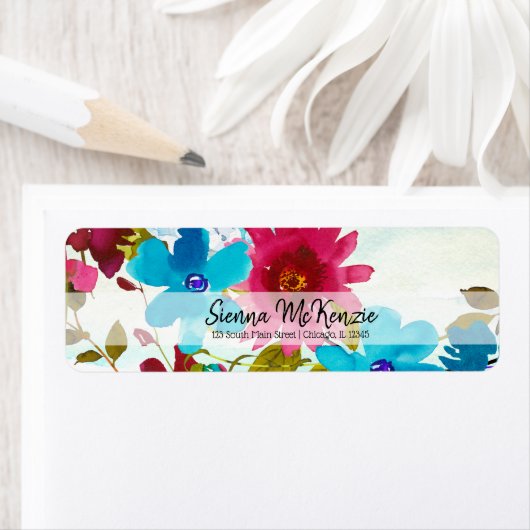 花の花束 ラベル (インサイチュ)