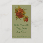 花の花束 名刺 (裏面)