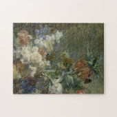 花の花束、静物画、Huysum ジグソーパズル (横)