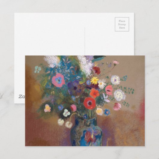 花の花束 – Odilon Redon ポストカード (正面/裏面)