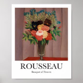 花の花束by Henri Rousseau ポスター (正面)