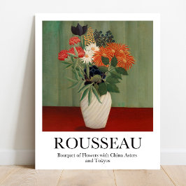 花の花束by Henri Rousseau ポスター