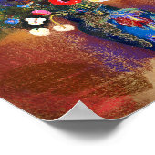 花の花束by Odiron Redon ポスター (角)