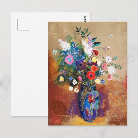 花の花束by Odiron Redon ポストカード (正面/裏面)