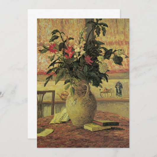 花の花束Windowby Maxine Maufra (正面/裏面)