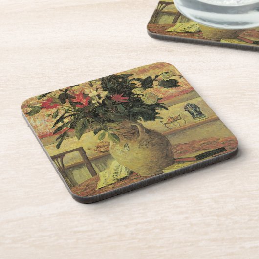 花の花束Windowby Maxine Maufra コースター (左側)