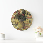 花の花束Windowby Maxine Maufra ラージ壁時計 (ホーム)