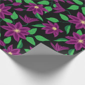 花の花模様 ラッピングペーパー (角)