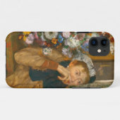 花の花瓶の横に座っている女性を消す Case-Mate iPhoneケース (裏面(横))