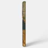 花の花瓶の横に座っている女性を消す SAMSUNG GALAXYケース (裏面横)