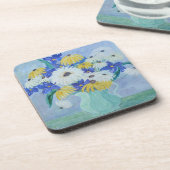 花の花瓶コースター コースター (左側)