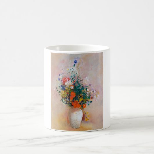 花の花瓶リドン コーヒーマグカップ (中央)