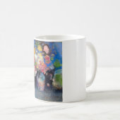 花の花瓶リドン コーヒーマグカップ (正面右)