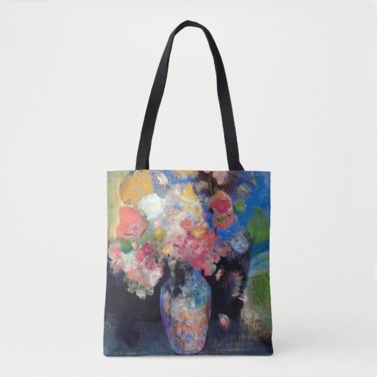 花の花瓶リドン トートバッグ (正面)