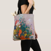 花の花瓶リドン トートバッグ (クローズアップ)