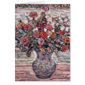 花の花瓶,ジニアスbyモーリス・プレンダーガスト (正面)