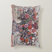 花の花瓶，ジニアスbyモーリス・プレンダーガスト アクセントクッション (裏面(縦))