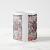 花の花瓶,ジニアスbyモーリス・プレンダーガスト ジャンボコーヒーマグカップ (正面)