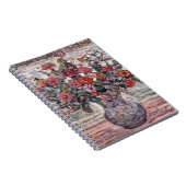 花の花瓶，ジニアスbyモーリス・プレンダーガスト ノートブック (右側)