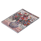 花の花瓶，ジニアスbyモーリス・プレンダーガスト ノートブック (左側)