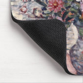 花の花瓶，ジニアスbyモーリス・プレンダーガスト マウスパッド (コーナー)