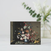 『花の花瓶』 ポストカード (スタンド正面)